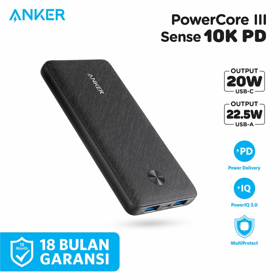 Anker A1248 PowerBank Anker PowerCore III Sense 10.000 mAh PD 20W - A1248