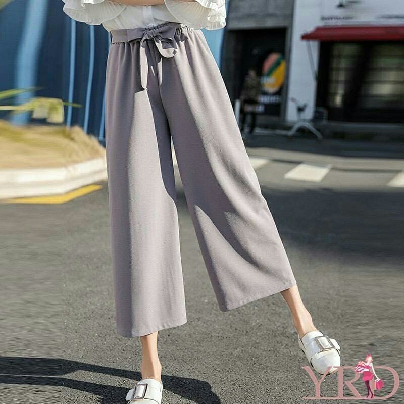 [COD] KULOT PITA PREMIUM UNIQLO / CULLOTE RIBBON CELANA BAHAN WOLLYCREPE PREMIUM TERMURAH