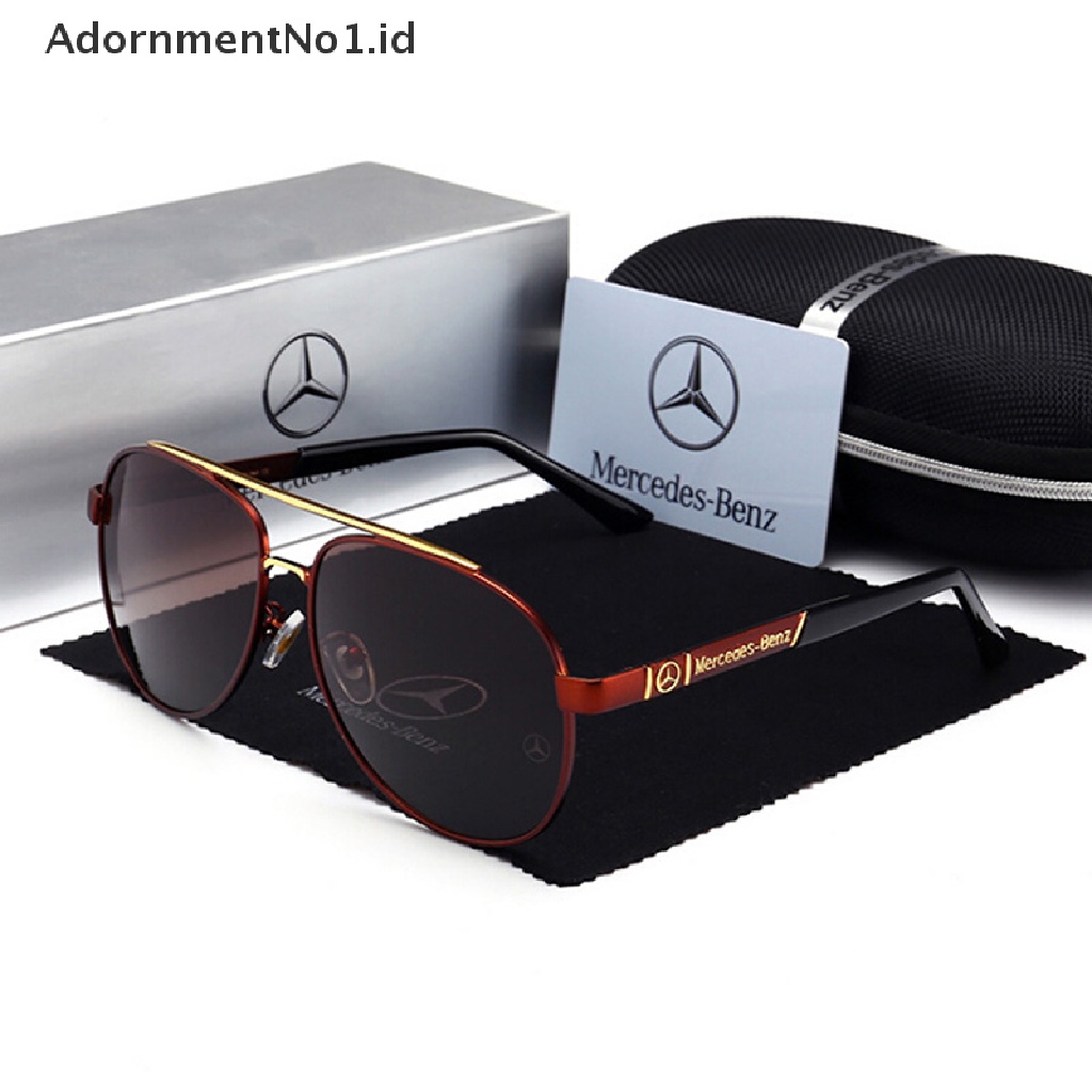 [AdornmentNo1] Kacamata Hitam Populer Benz Pria Memancing Polarizing Driving Sunglasses [ID]