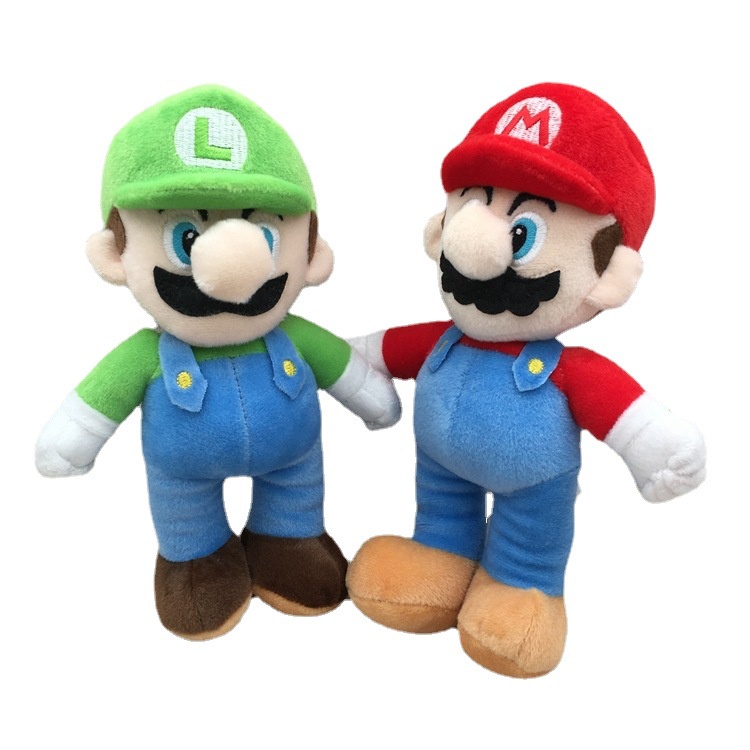 25cm Kartun Anime Super Mario Bantal Mainan Plush Boneka Boneka Lembut Untuk Mainan Ulang Tahun Anak