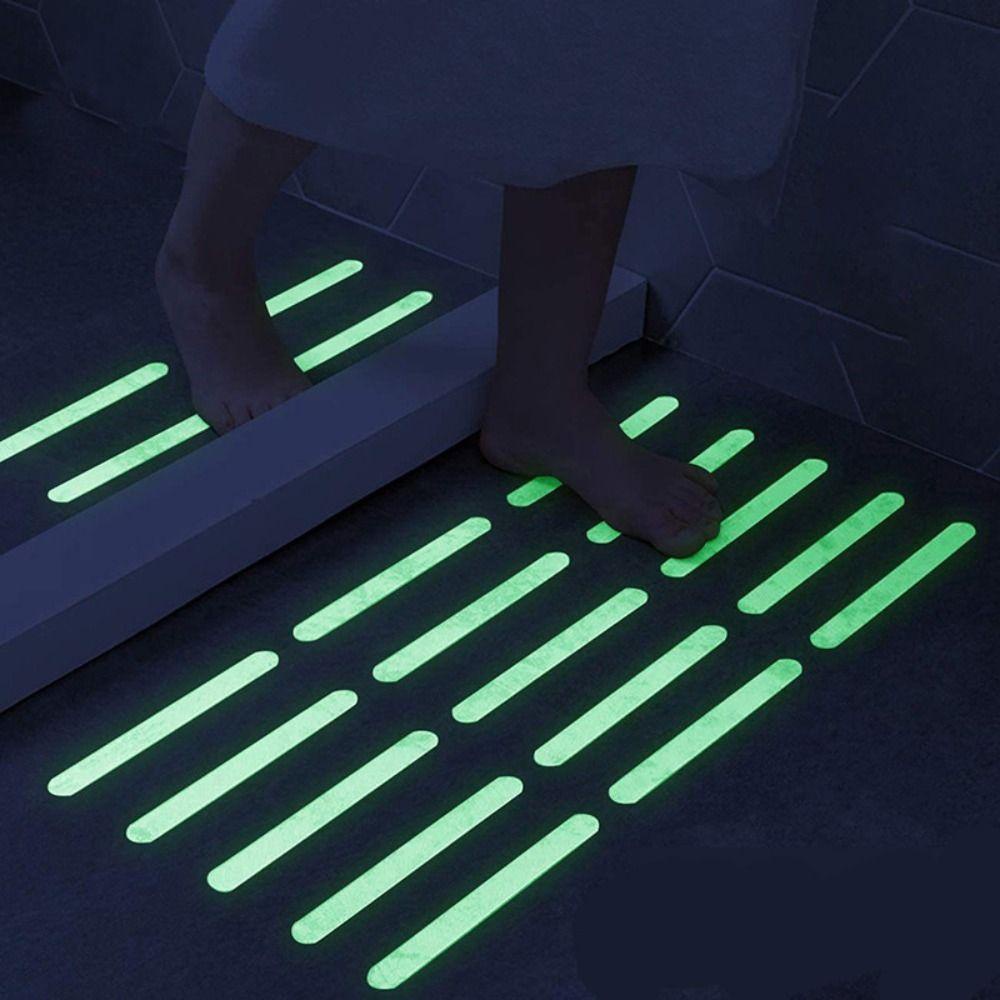 NICKOLAS1 Anti slip Stiker Strip Glow Steps Mandi Accessorie Tangga Perlengkapan Pesta Bathtub Sticker