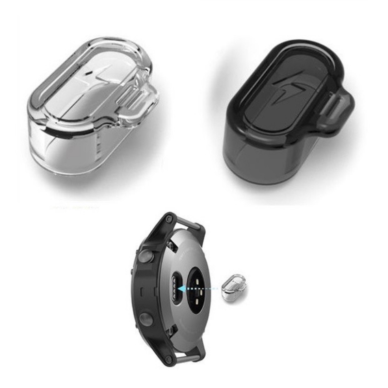 10pcs/bag Compact High Quality Tahan Lama TPU Colokan Debu Lembut Halus Port Pengisian Portabel Pelindung Tahan Debu Untuk Garmin Fenix6 Pro/Fenix7