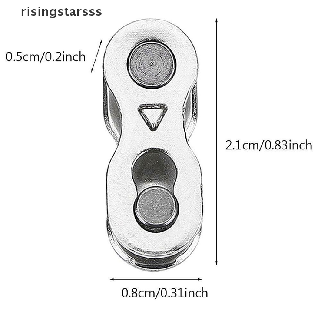 Rsid Span-new 2Pcs Konektor Sambungan Master Rantai Sepeda Portabel6/8/10 Kecepatan Cepat Klip Jelly