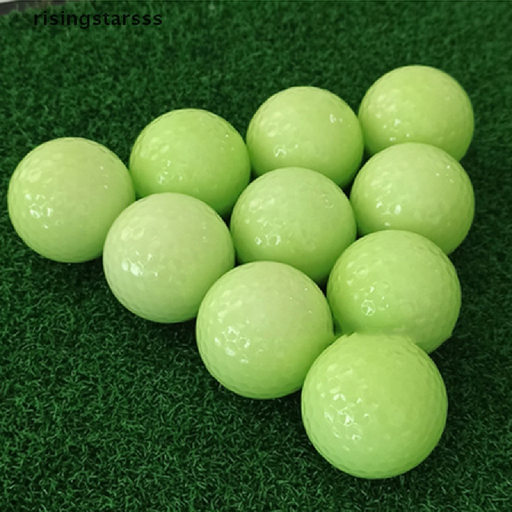 Rsid Span-Bola Golf Malam Baru Luminous Light Up Golf Balls Bright Night Glow Reusable Jelly