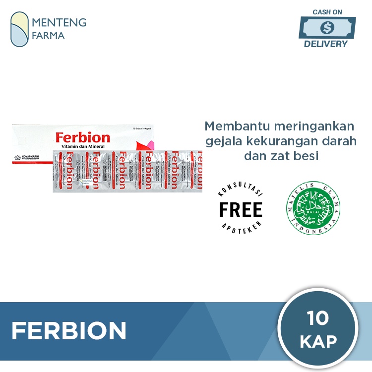 Ferbion 10 Kapsul - Mencegah Anemia