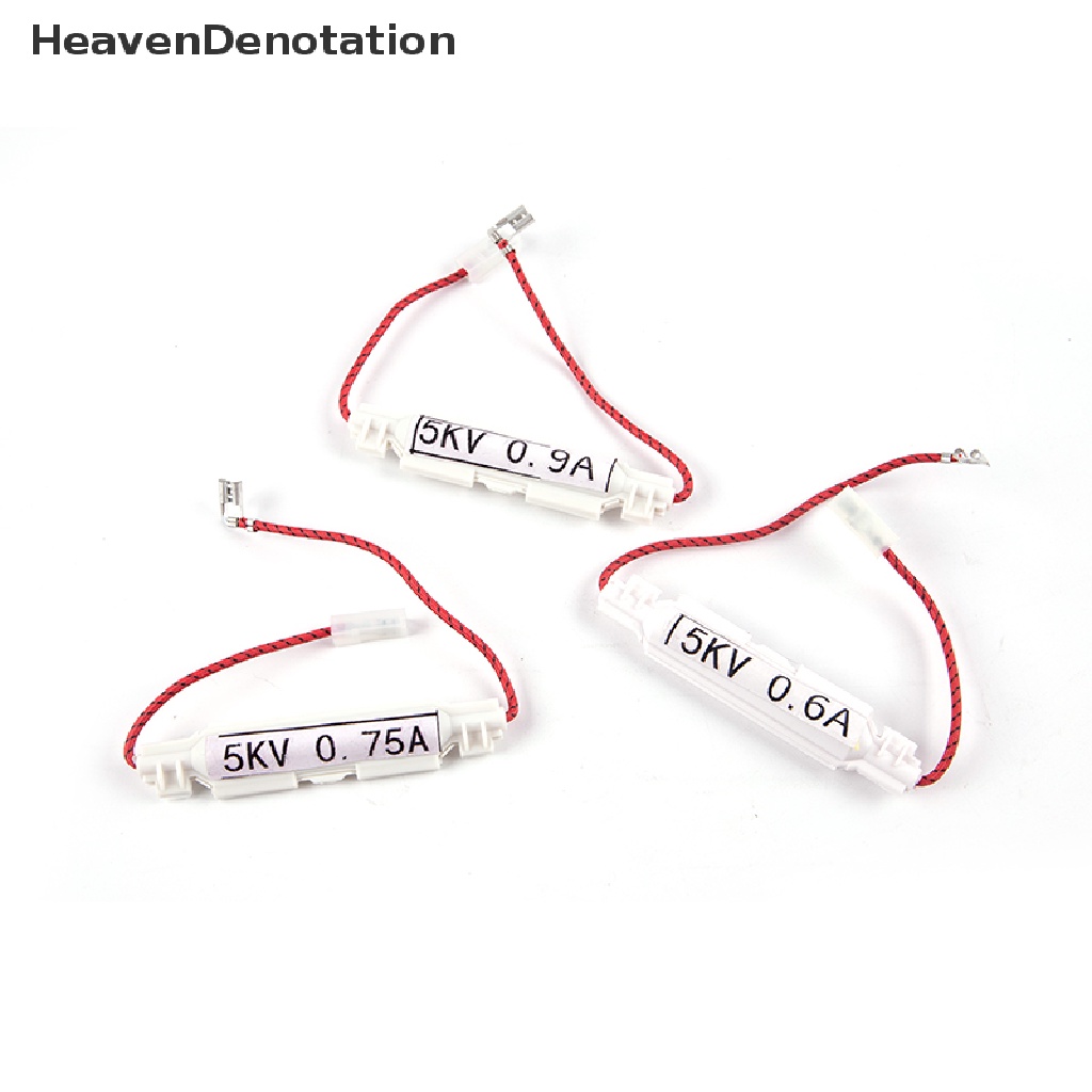 [HeavenDenotation] 5kv 0.9A 0.8A 0.75A 0.65A Sekring Tegangan Tinggi Untuk Oven Microwave Fuse Holder Part HDV