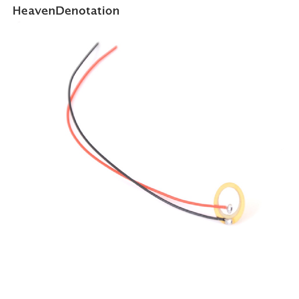 [HeavenDenotation] 20pcs 12mm Elemen Piezo Sounder Sensor Trigger Drum Disc+Kawat Tembaga HDV