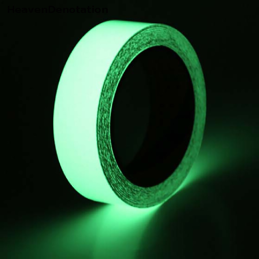 [HeavenDenotation] 1m Luminous Tape Night Vision Glow In Dark Selotip Peringatan Perekat Diri Keamanan Rumah HDV
