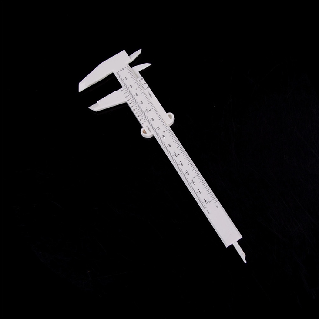 [HeavenDenotation] 6inch 150mm Penggaris Plastik Sliding Gauge Vernier Caliper Alat Ukur Perhiasan HDV