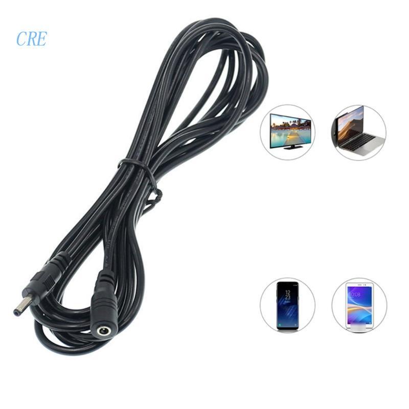 Cre 3.5mmx1.35mm DC Power Extension Cable Male to Female Kabel Ekstensi Untuk IP Camera Keamanan Kamera CCTV 1.5m/3m