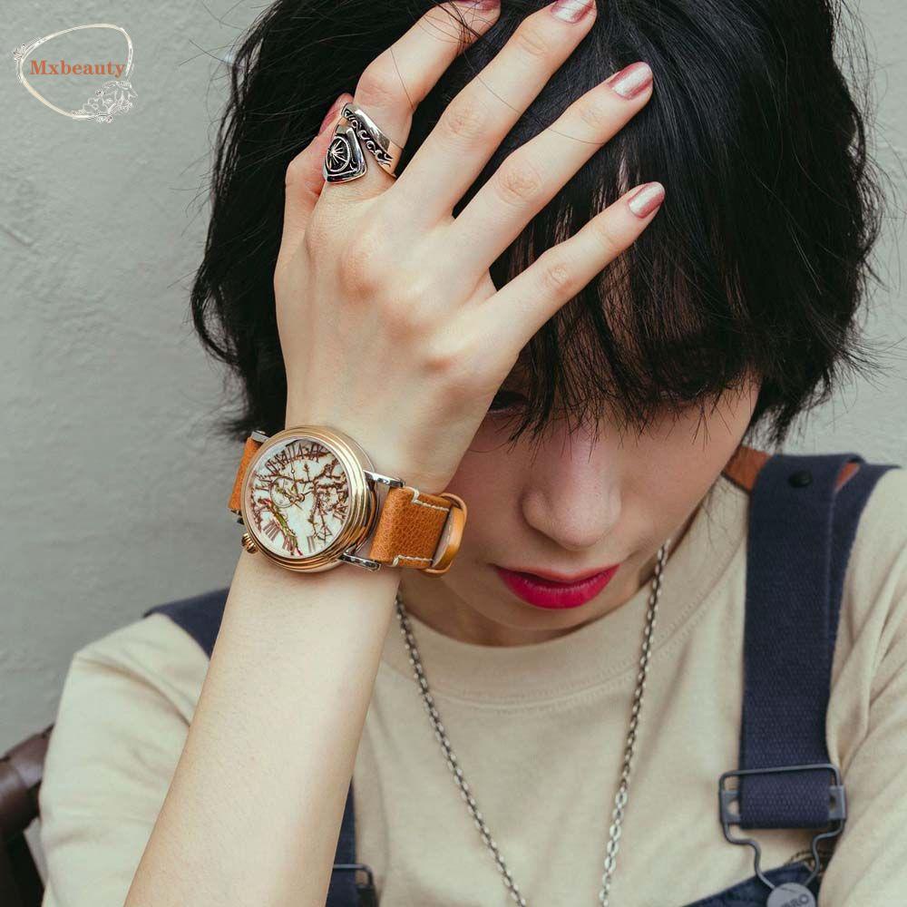 Mxbeauty Pria Cincin Wanita Hip-hop Retro Dewa Matahari Antik Perak Geometris Logam Thai Punk Gaya Cincin Pria Terbuka Cincin