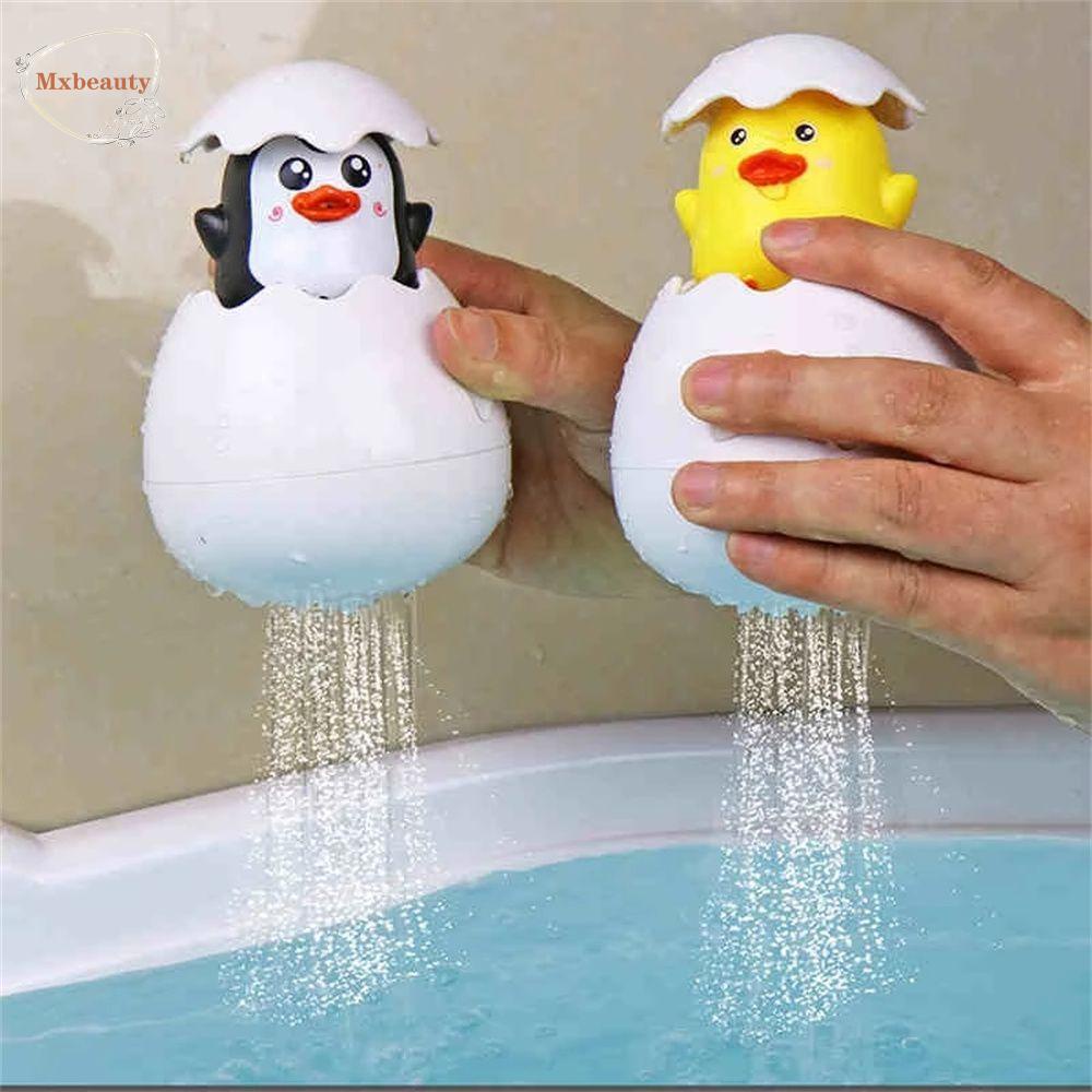 Mxbeauty Mainan Mandi Hadiah Anak Lucu Telur Bebek Shower Air Semprotan Sprinkler Water Toys