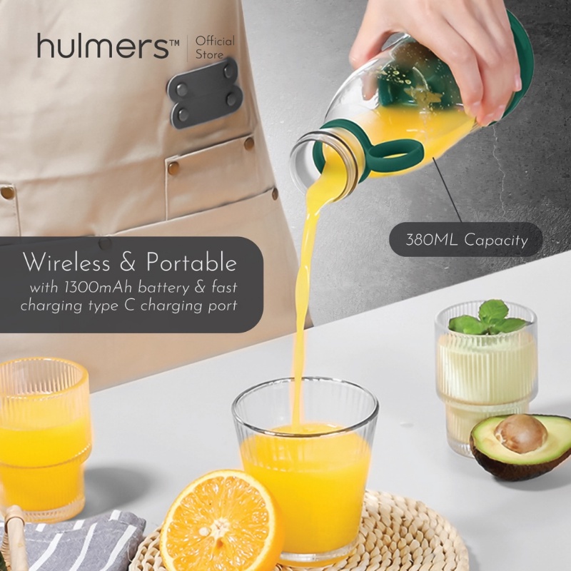 【COD】Juicer Blender Portable/Juicer Portable Mini Juicer/Blender Botol Shake/Juicer Botol Portable/Mini Juicer Cup 6 Pisau Blender