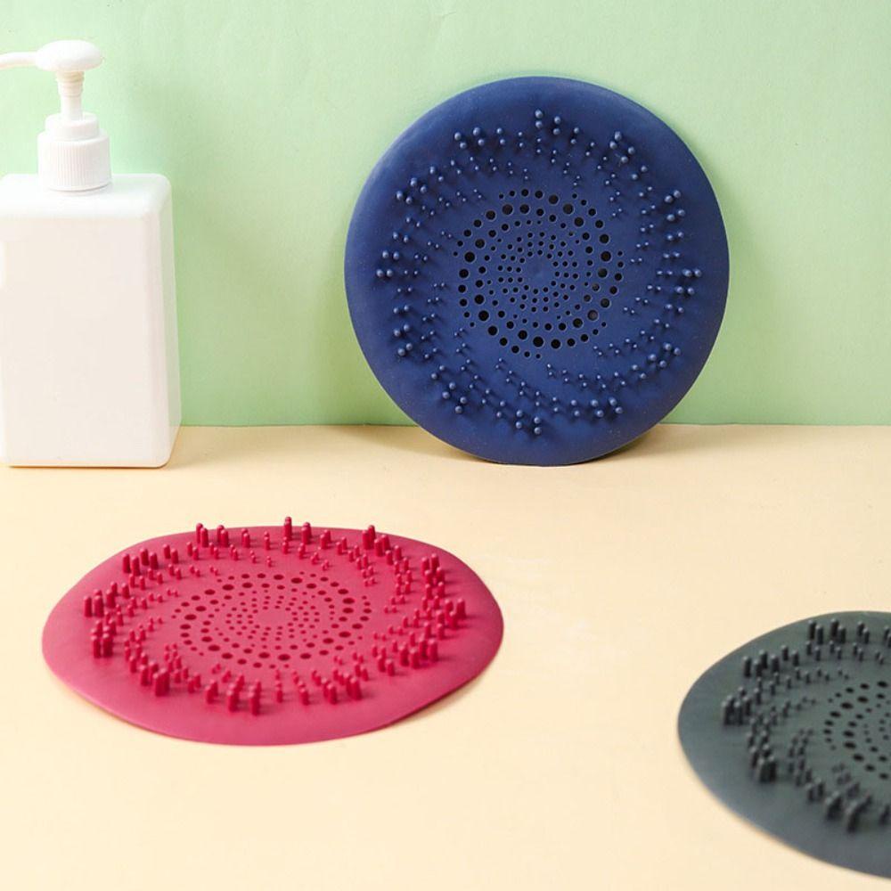 [Elegan] Penutup Saluran Air Portable Silikon Deodoran Anti Sumbat Aksesoris Dapur Kamar Mandi Wastafel Saringan