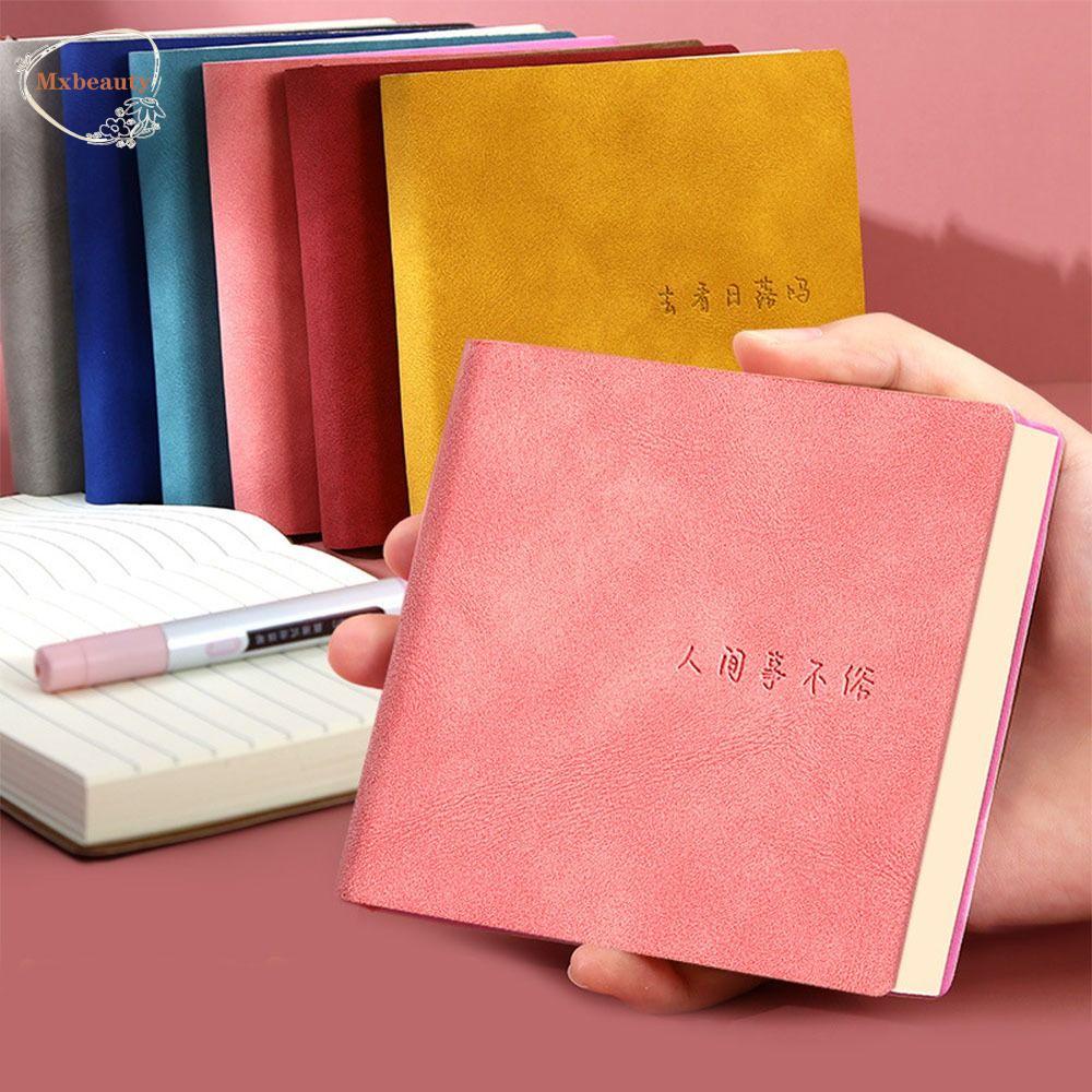 Mxbeauty Mini Square Notebook 6warna Alat Tulis Siswa Sederhana Diary Notebook Perlengkapan Kantor Sekolah Agenda Organizer To Do Memo Pads