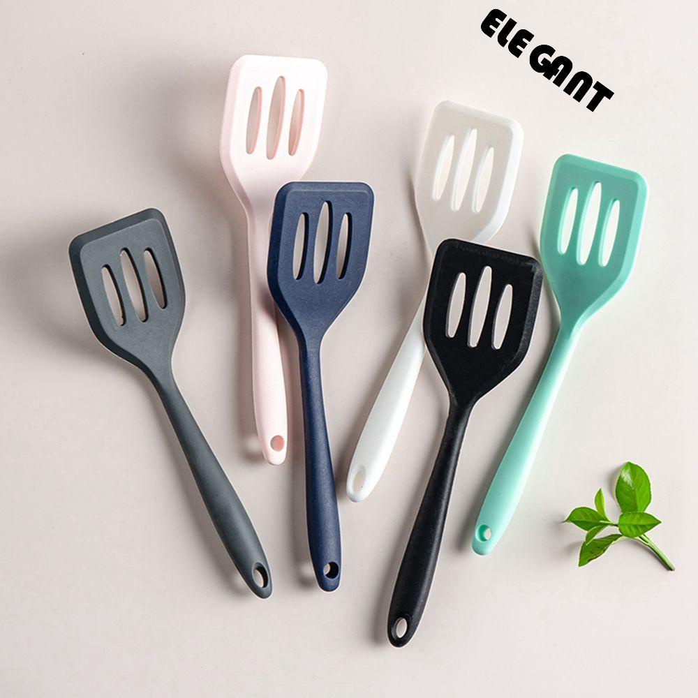 [Elegan] Spatula Silikon Tahan Panas Sendok Turners Wajan Penggorengan Gadget Dapur