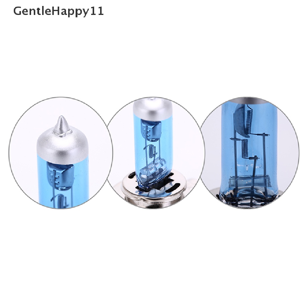 Gentlehappy 2x T4 55W Putih Terang Xenon Haen HID Headlight Bulbs Lampu Mobil Auto Lamp Cahaya id