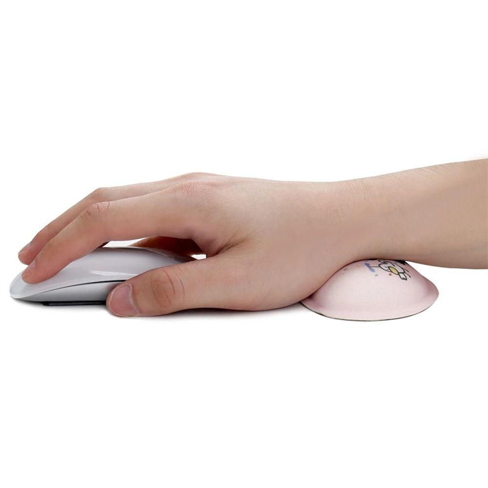 Agustina Mini Wrist Guard Nyaman Perlengkapan Keyboard Mouse Hand Support Pad Wrist Rest Support Komputer Kantor Bantalan Siku Tangan