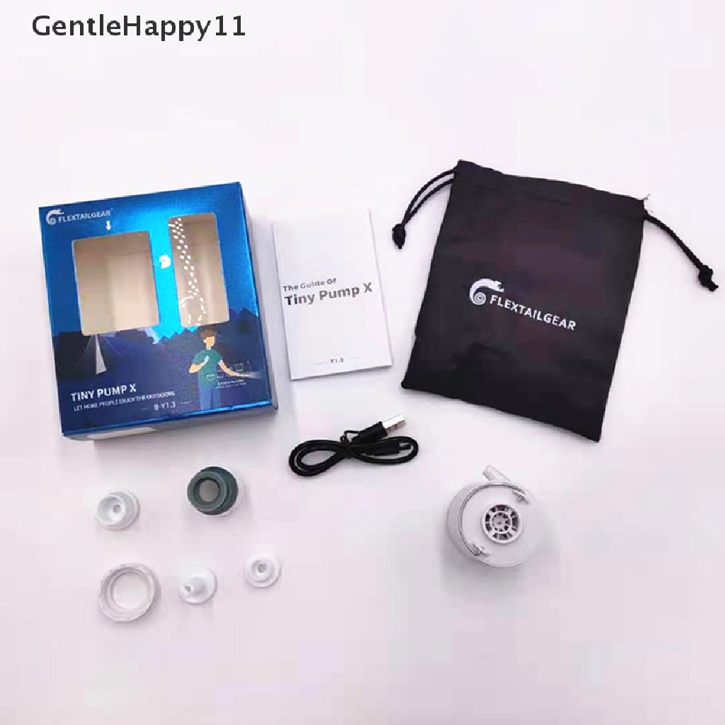 Gentlehappy Camping Air Light Flextailgear Tiny Pump Pompa Tiup Ultralight USB Charging id