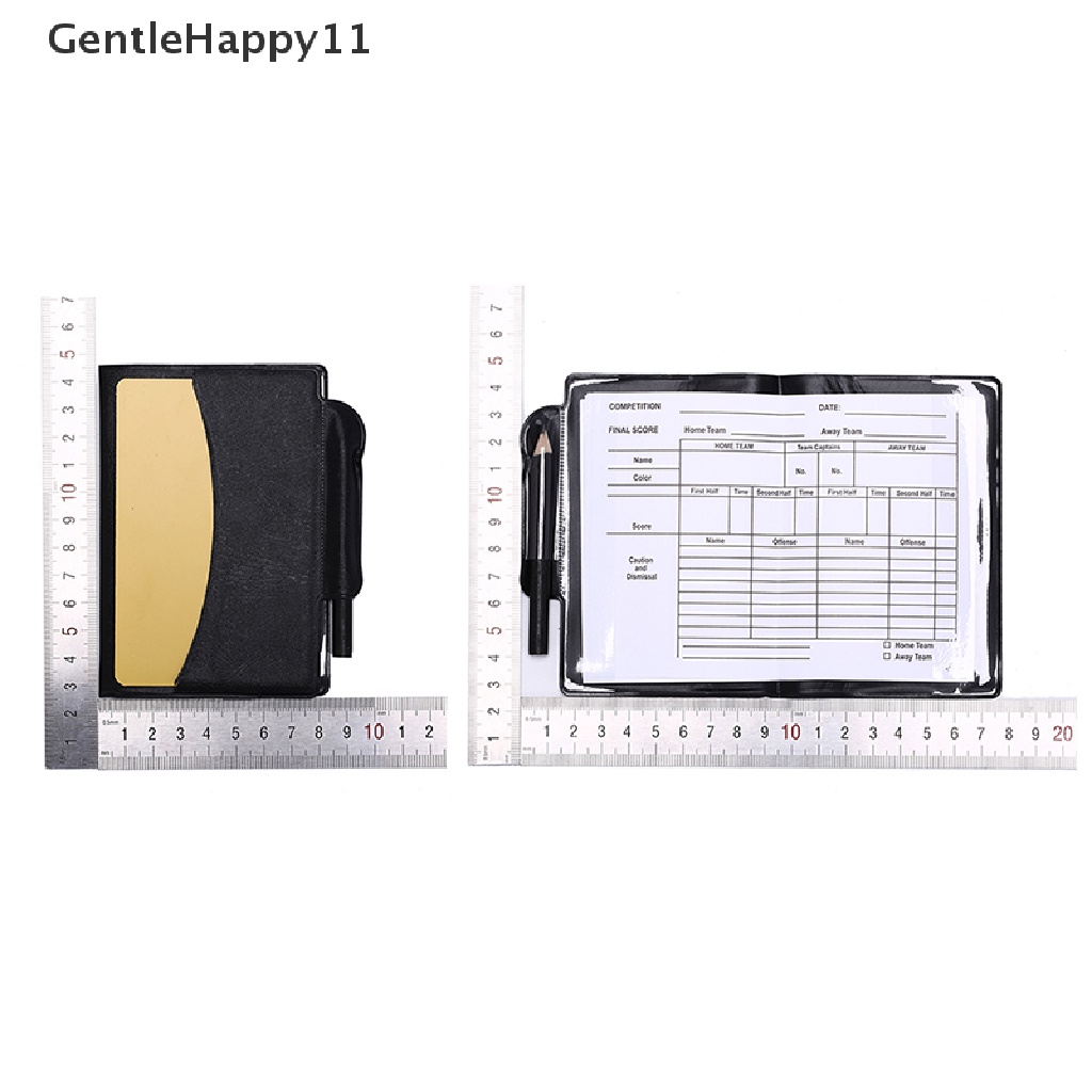 Gentlehappy Professional Soccer Referee Wallet Football Kartu Merah Kartu Kuning Pensil Log Book id