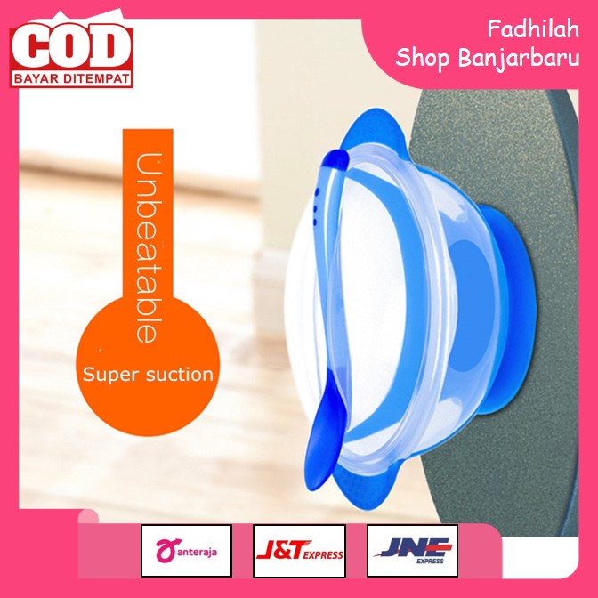 MANGKOK BAYI / MANGKOK + SENDOK GARPU BAYI DENGAN SENSOR TEMPERATUR | FADHILAH SHOP BJB