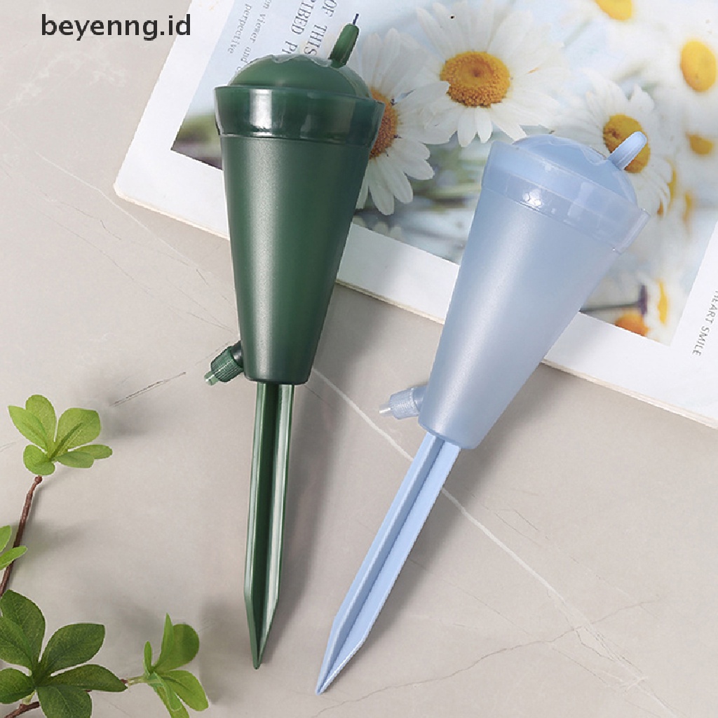 Beyen Tanaman Bunga Air Otomatis Self Watering Devices Kartun Indoor Penyiram Rumput Alat Siram Pot Taman Rumah ID