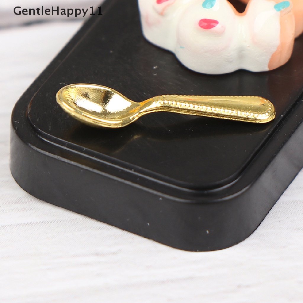 Gentlehappy Rumah Boneka Teh Siang Mini suit Dessert Miniatur Pretend play Mainan Dapur id