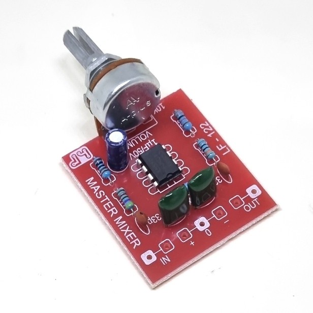 1 Potentio IC 4558 Master Mixer Primer LF122