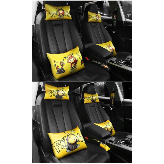 Headrest Kartun Untuk Mobil, Headrest Lucu Dan Kreatif Untuk Mobil, Bantal Pelindung Pinggang Dan Leher Untuk Penggunaan Mobil, Dan Bantal Untuk Penggunaan Mobil