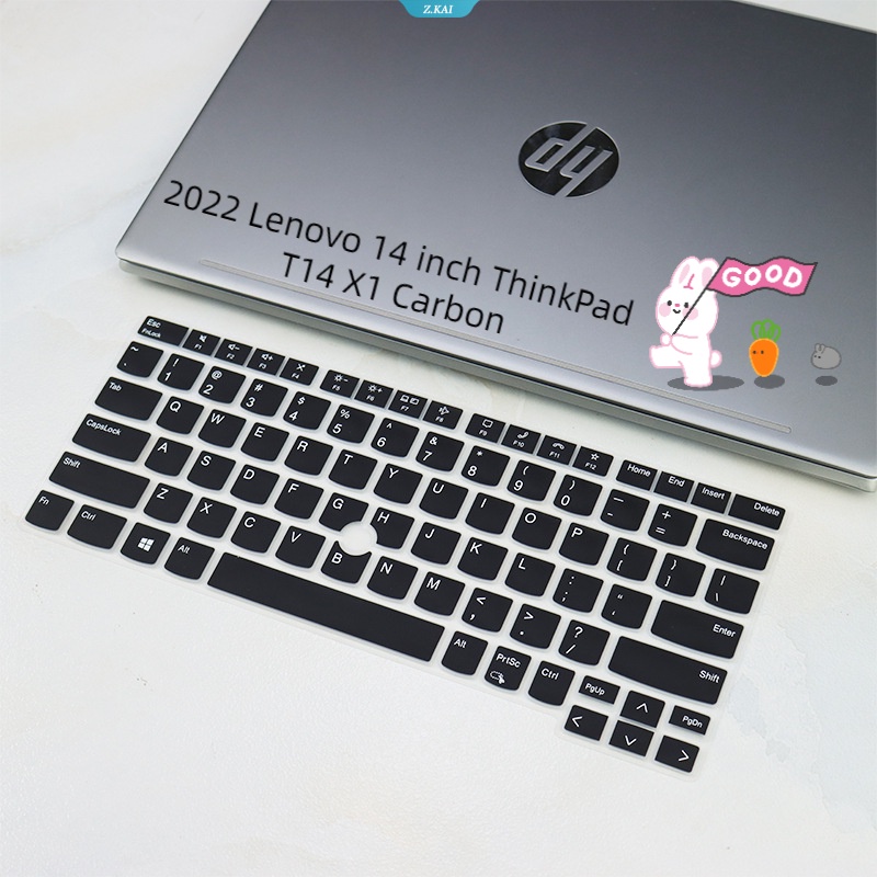 Case Aksesori Keyboard Komputer Yang Dapat Dilepas, Dicuci Dan Tahan Air Untuk Model2022 Lenovo 14inci ThinkPad T14 X1 Penutup Debu Keyboard Karbon [ZK]