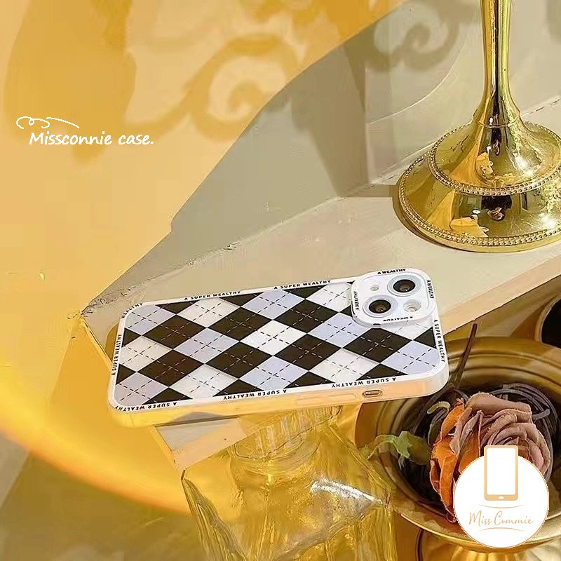 Case Motif Grid Infinix Hot10 11 11s 10 9 12 Play 12pro Hot 12i 8 20 20s 11s 10s Nfc 10 Lite Smart4 6 5plus Note 10 11 12 Pro 12 2023 Transparan Diamond Soft Tpu Cover