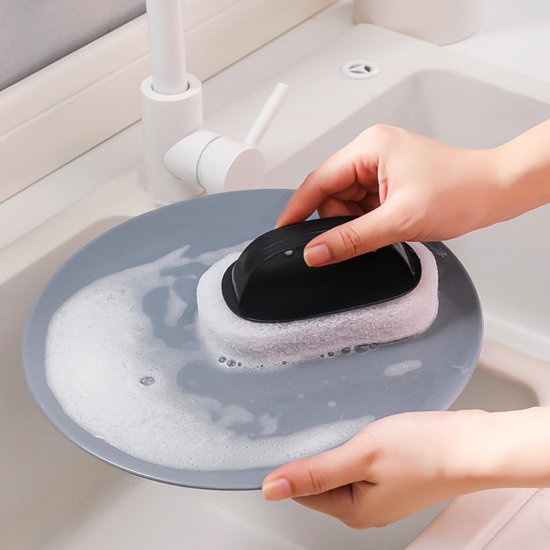 Magic Sponge Brush/Sikat Pembersih Slot Jendela Toilet Gadget Handle Keramik/Alat Pembersih Dinding Kaca