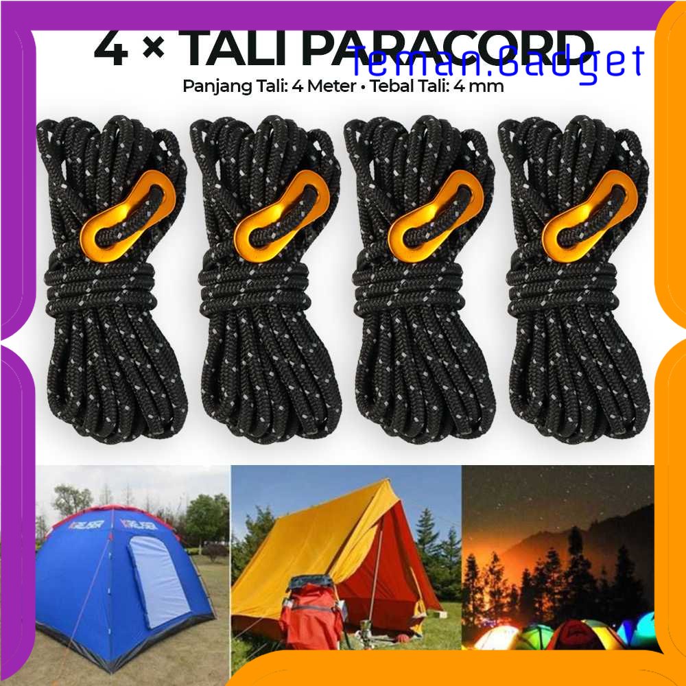 TG - OLR RayMING Tali Paracord Tali Tenda Climbing Rope 4 mm x 4 meter 4 Rol - RY1A