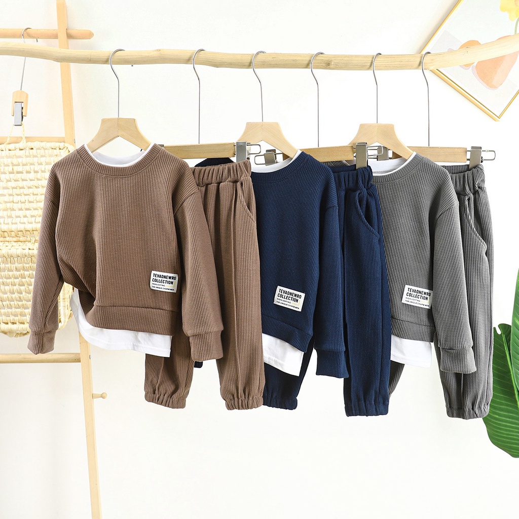 SETELAN LENGAN PANJANG ANAK LAKI MODEL CASUAL JOGGER IMPORT