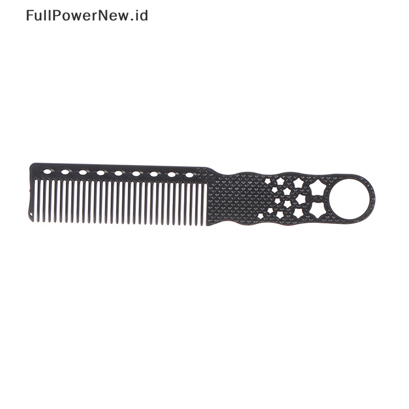 Power Sisir Rambut Profesional Cutg Carbon Comb Salon Barber Styling Tool ID