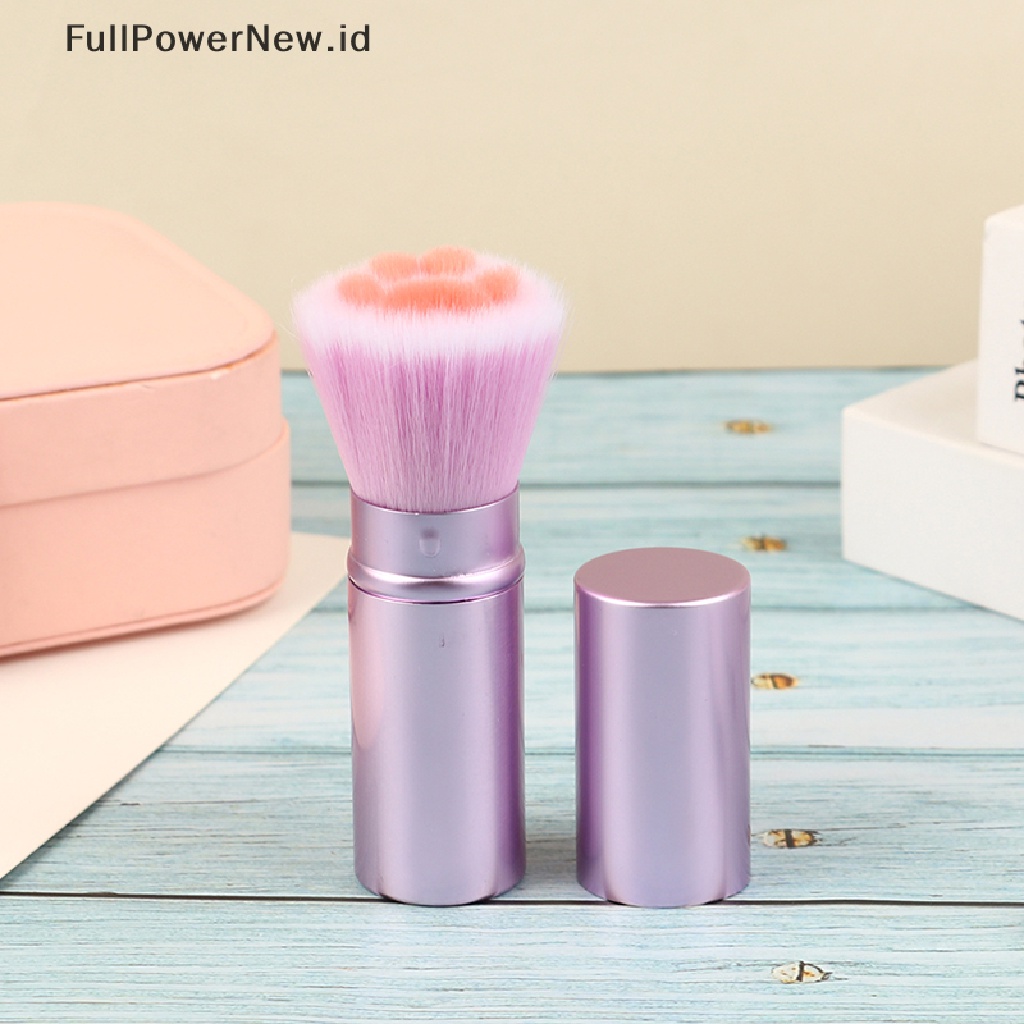 Power 1Pc Sikat Ditarik Foundation Bedak Travel Brush Sikat Lembut Alat Kecantikan ID