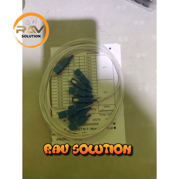 splitter 1-8 plc sc upc - RAV SOLUTION FIBER OPTIC