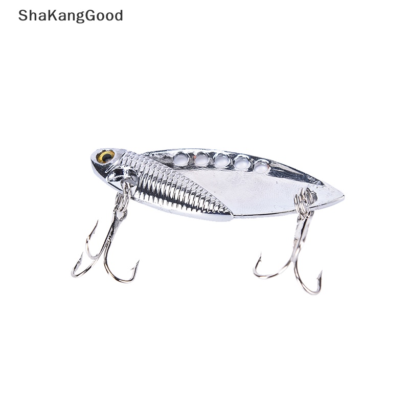Selip 5PCS Lot Metal VIB Blade Umpan Pancing Engkol Bass Hook Tackle 5cm 11g SKK
