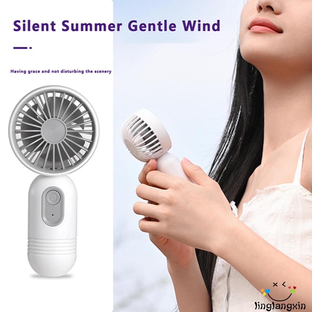 Llx-kipas Angin Genggam Mini Portable Rechargeable Musim Panas Luar Ruangan Siswa Kelas Desktop Silent Dengan 3kecepatan
