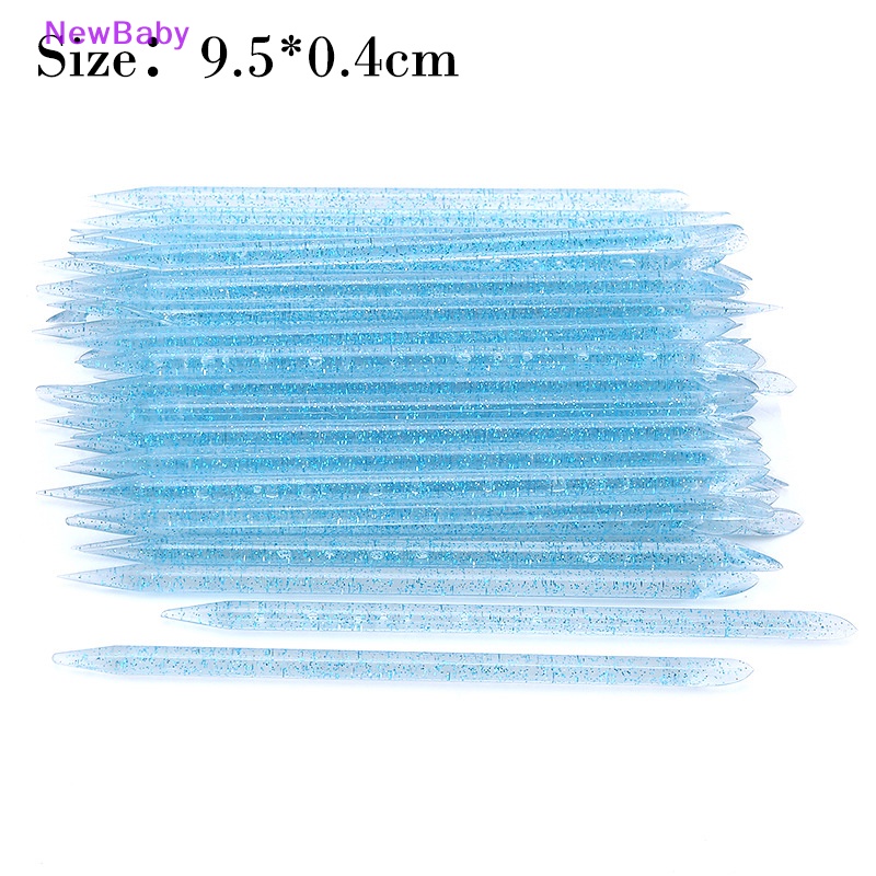 Newbaby 100Pcs Reusable Crystal Stick Kutikula Remover Alat Perawatan Kuku Manicures Tools ID