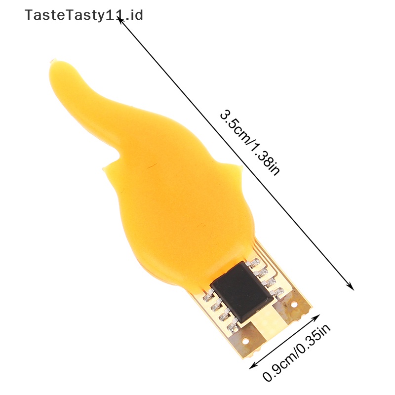 Tastetasty 2Pcs 3V LED Cob Flash s Edison Flexible Filament 1900K Diode Light.