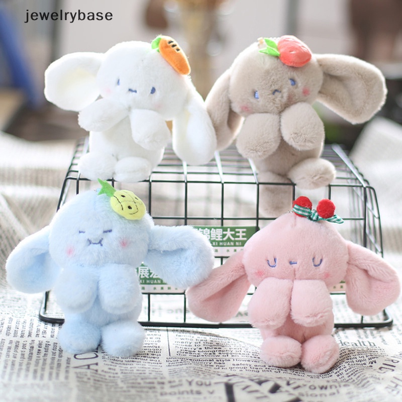 [jewelrybase] 1pc 15cm Kelinci Plush Gantungan Kunci Kartun Boneka Binatang Plush Doll Anime Butik Mewah