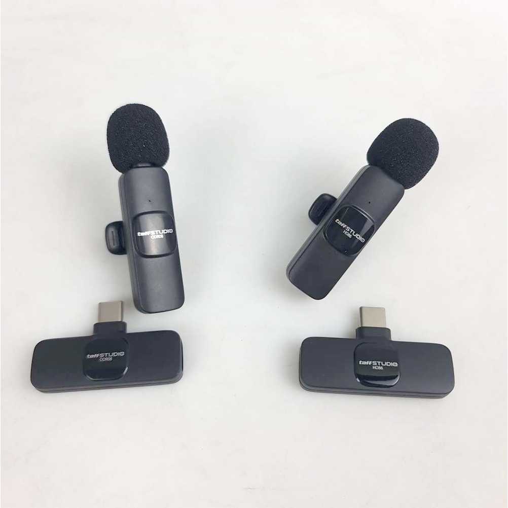 TaffSTUDIO Wireless Lavalier Lapel Microphone Vlogger USB Type C - HO86/ODR08