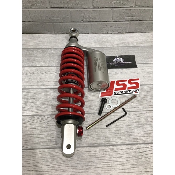 Shock YSS G-Sport Tabung Atas dan Tabung Silver 330mm Klik fungsi Vario125/150