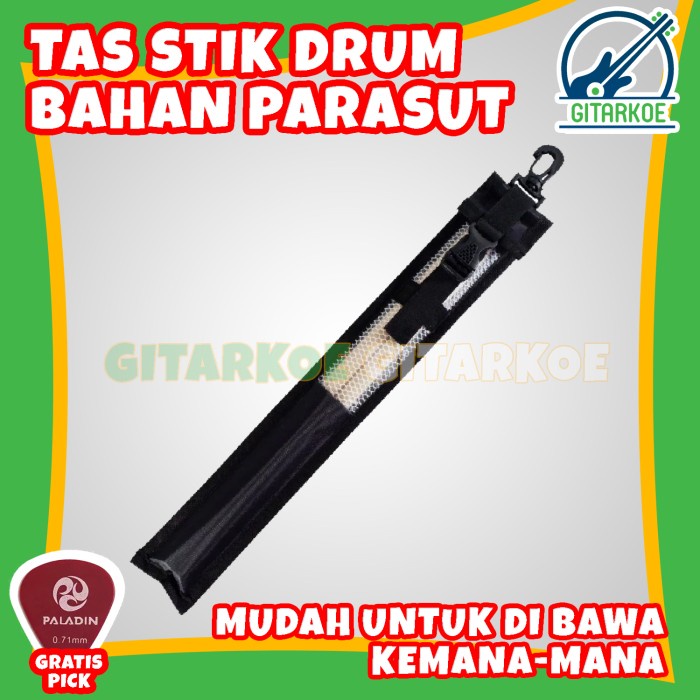 Tas Stik Drum Stick Holder Soft Case Drum Stick Pouch Bag