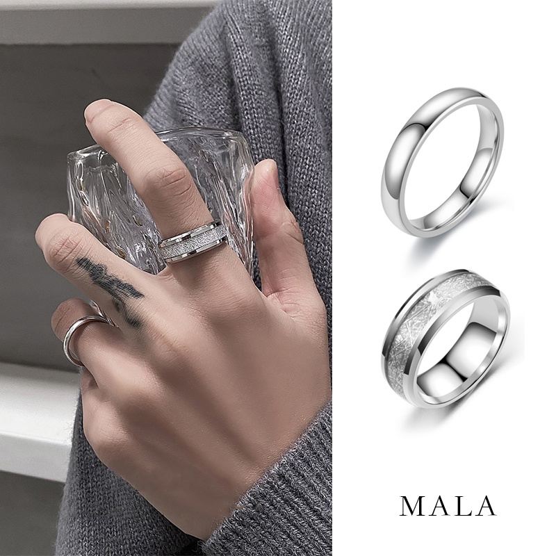 Cincin Titanium Steel Korea Bermutu Tinggi – Cocok Untuk Pasangan