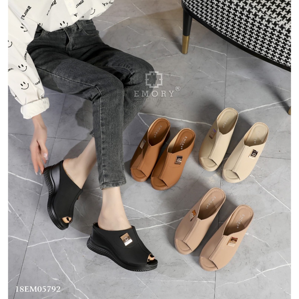 SV - EMORY Andarine Sandal Wedges Wanita 18EMO5792