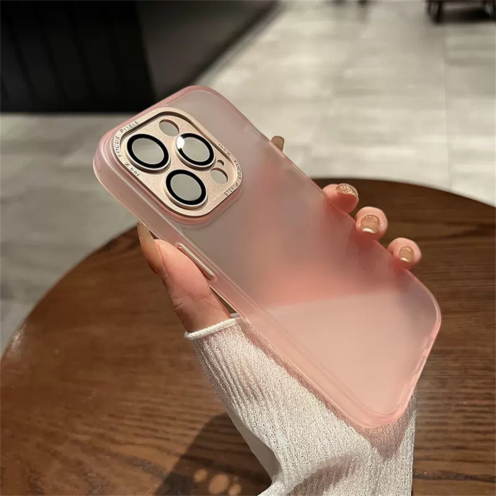 Luxury shockproof case iPhone 14 Pro Max Kamera Perlindungan Lensa case iPhone 11 Pro Max12 13 Pro Max Tertutup Penuh Tembus Pandang Kulit Merasa Perlindungan premium case