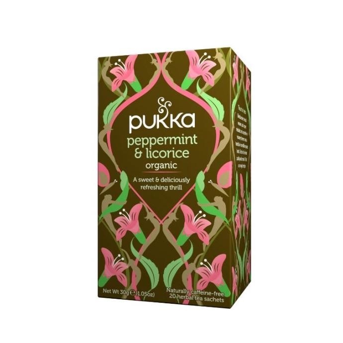 

Pukka Herbs, Peppermint & Licorice Herbal Tea