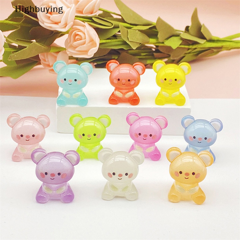 Hbid 5pcs DIY Fluorescence Koala Kecil Resin Aksesoris Untuk Crafg Bahan Perhiasan Ch Supply Seni Dekorasi Glory